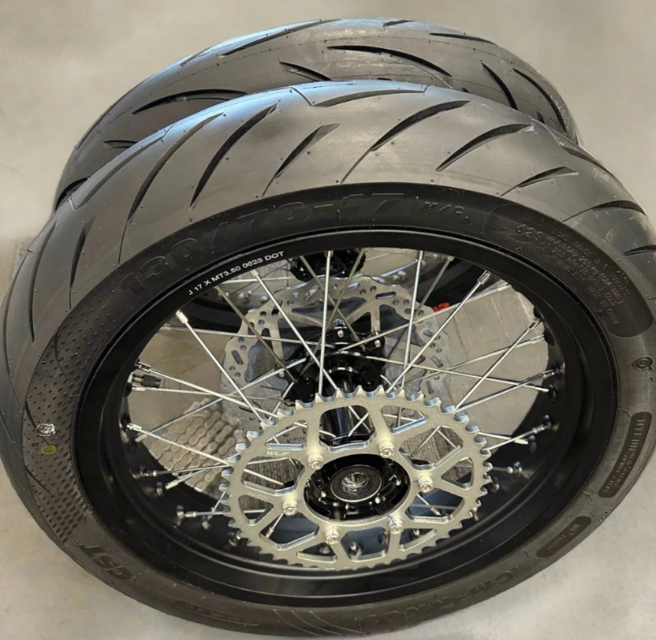 Ultra Bee Supermoto wheel Set