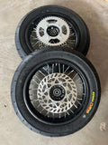 ETM RTR 12in Supermoto Wheel Set