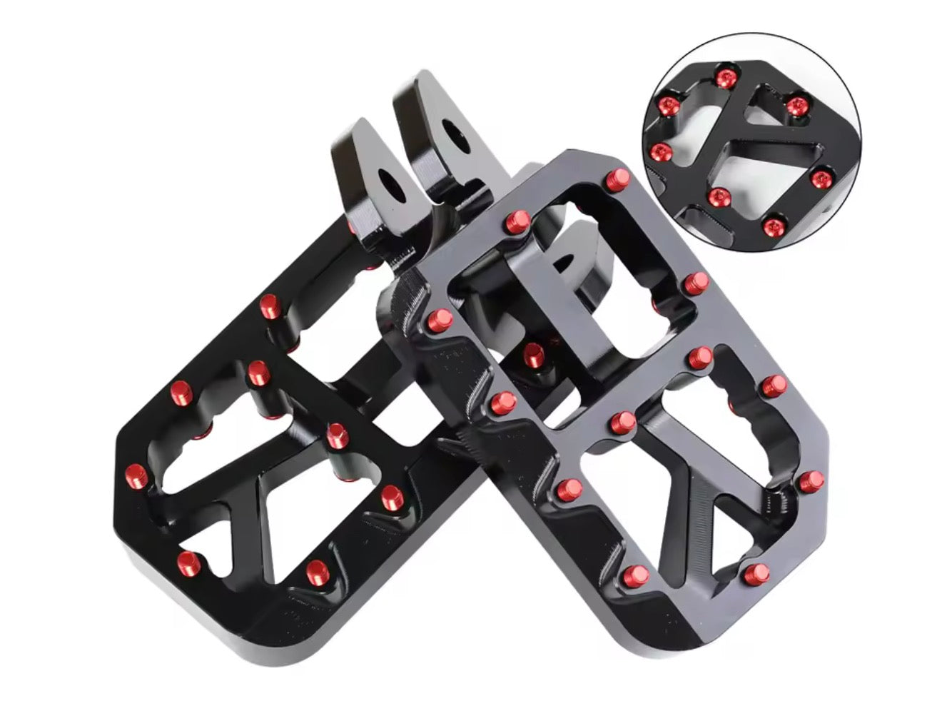 Black E-moto Pegs