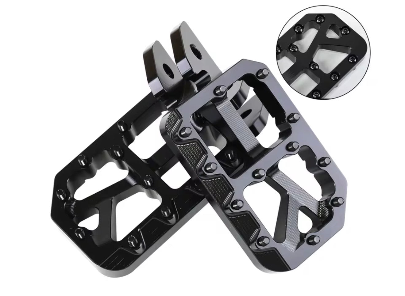 Black E-moto Pegs